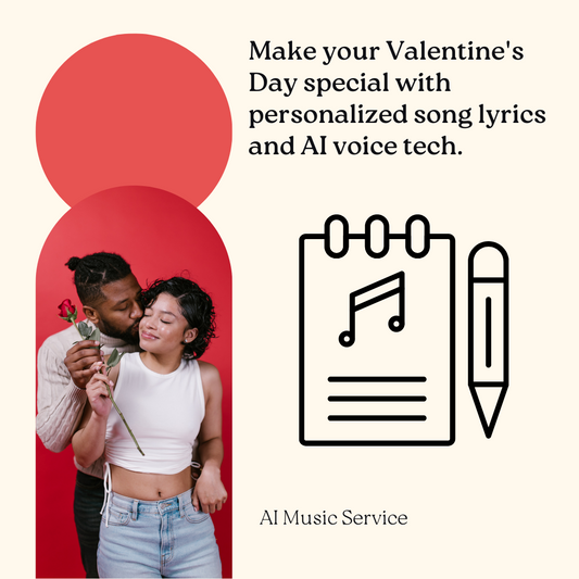 Valentine's Day Gift Idea, Personalized Song Lyrics with AI