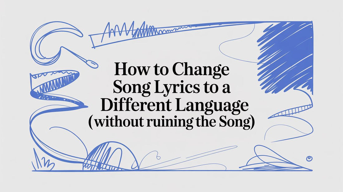 How to Change Song Lyrics to a Different Language (Without Ruining the Song)