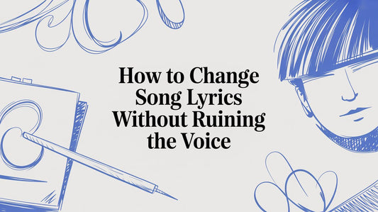 How to Change Song Lyrics Without Ruining the Voice