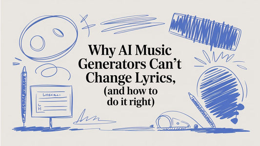 Why AI Music Generators Can’t Change Lyrics (And How To Do It Right)