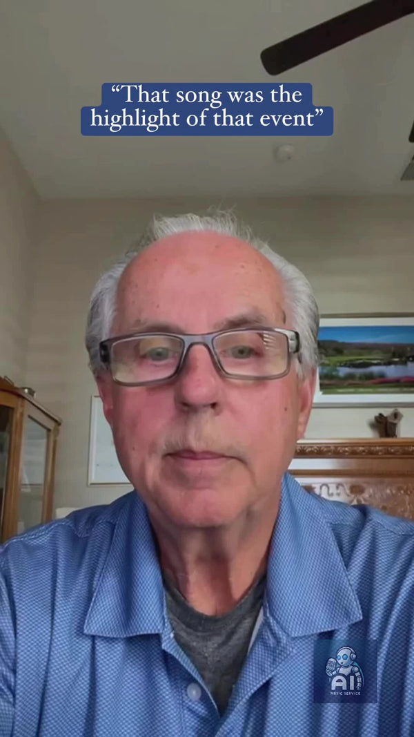 Ray used our Lyric Change service to honor someone special