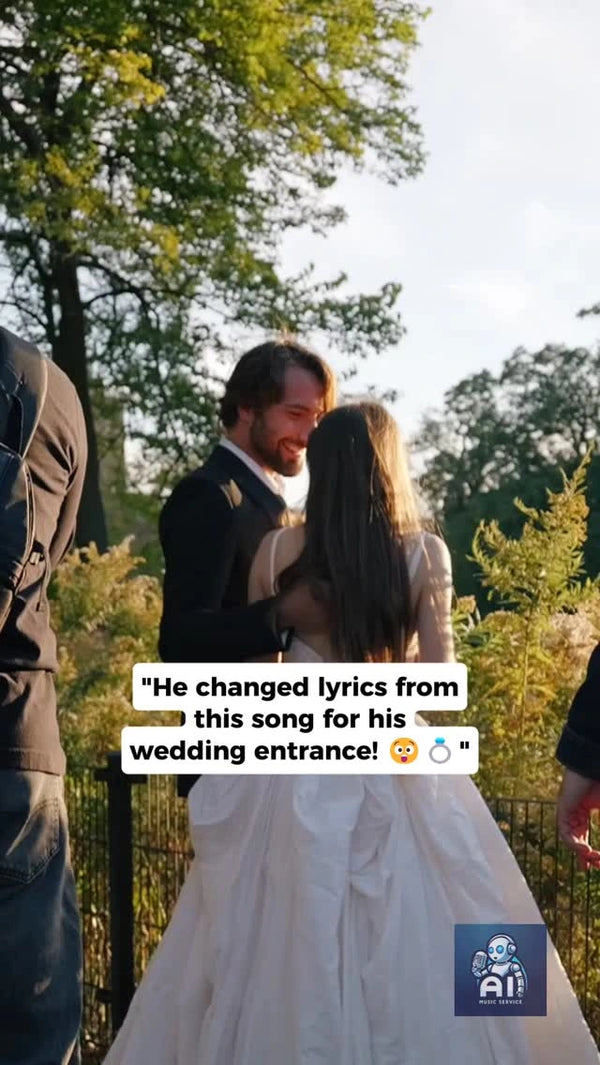 Engaged couples are changing song lyrics for their wedding entrance. 💍